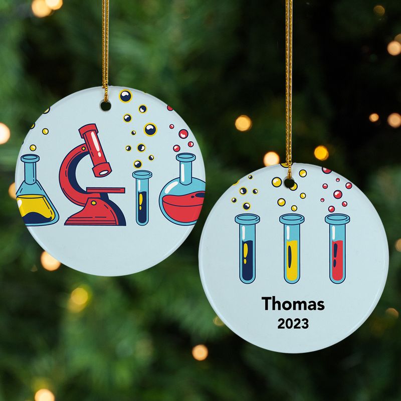 Personalized Chemistry Christmas Ornament - Personalized Christmas ...