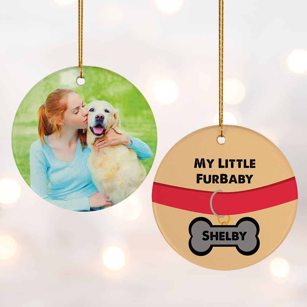 Personalized Furbaby Christmas Ornament Personalized Christmas Ornaments Ornament Shop