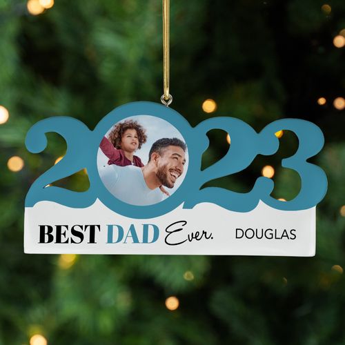 Personalized 2023 Dated Dad Christmas Ornament