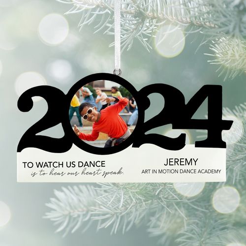 Personalized Dated Dance Christmas Ornament