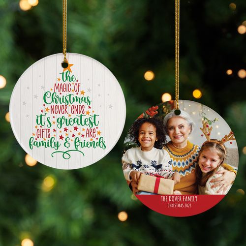 Personalized Christmas Magic Christmas Ornament