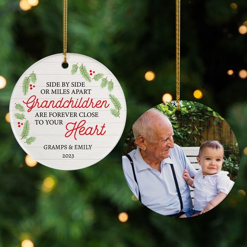 Personalized Grandchildren Christmas Ornament