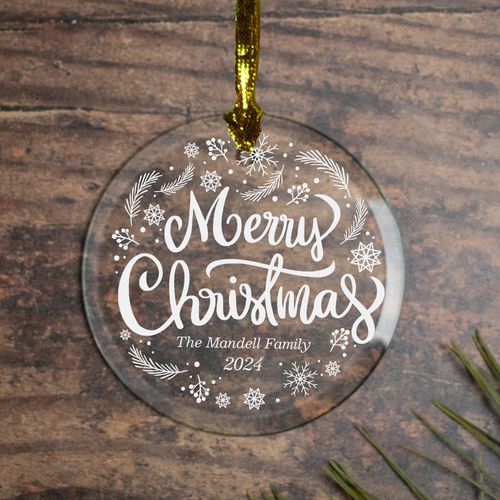 Personalized Family Christmas Christmas Ornament