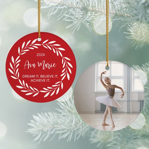 Personalized Dance Dream Christmas Ornament