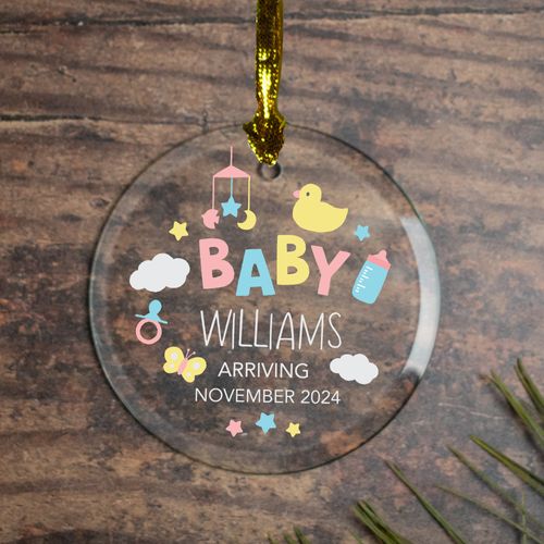 Personalized Baby Christmas Ornament