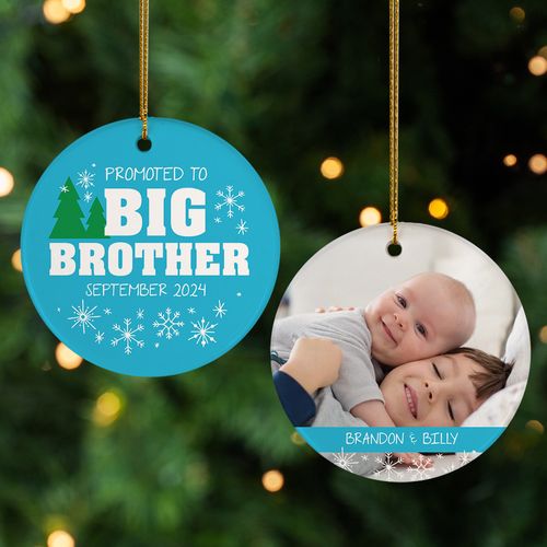 Personalized Big Brother Christmas Ornament