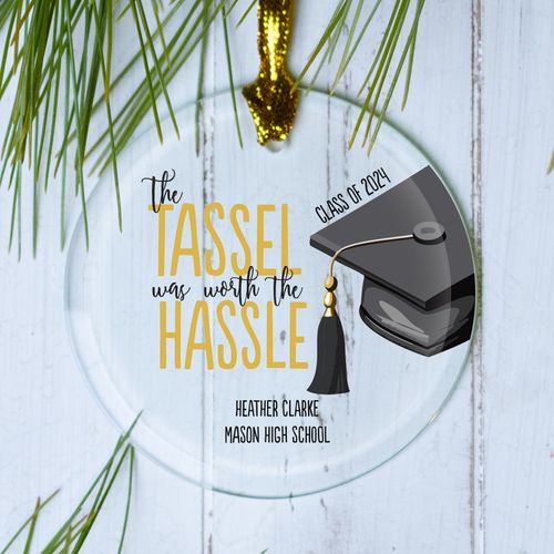 Personalized Tassle Hassle Christmas Ornament