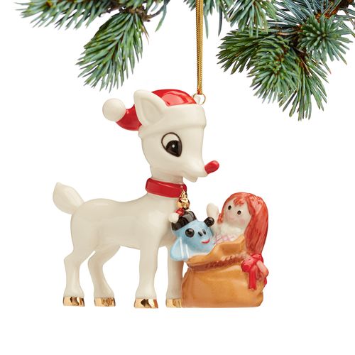 Lenox Rudolph Delivering Toys Christmas Ornament