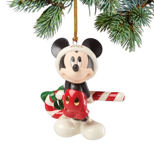 Lenox 2024 Dated Mickey with Candy Cane Christmas Ornament