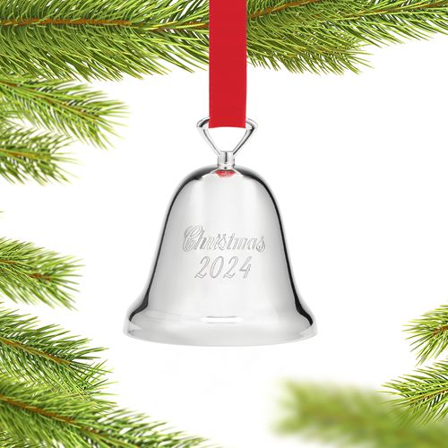 Reed & Barton 2024 Dated Christmas Annual Bell Christmas Ornament