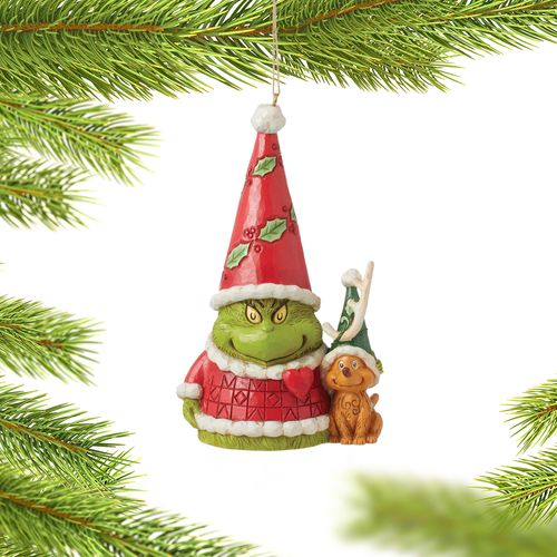 Grinch Gnone with Max Christmas Ornament