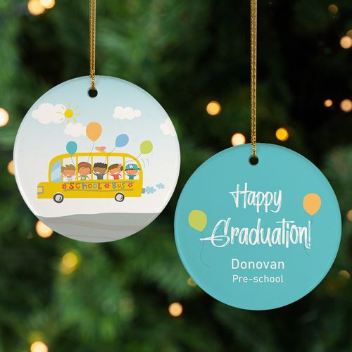 Personalized Super Cute Graduation Christmas Ornament