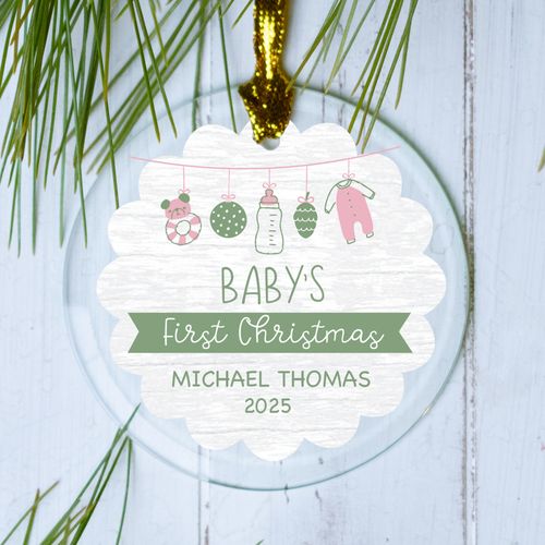 Personalized Baby's First Christmas Christmas Ornament