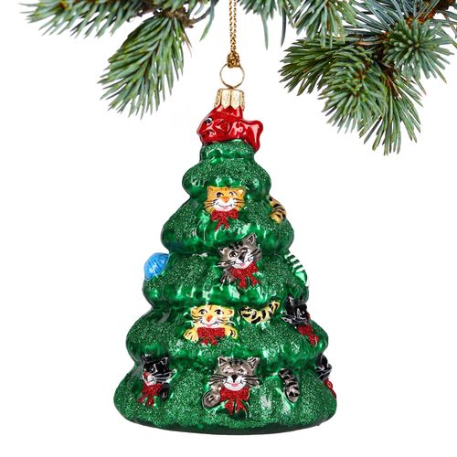 Oh Catmus Tree 3D Christmas Ornament