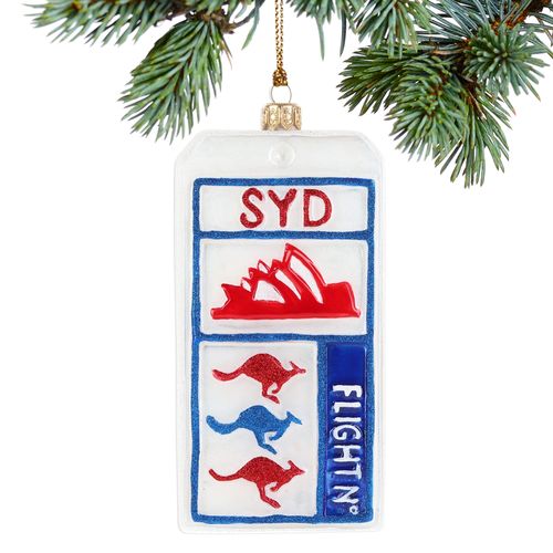 Sydney, Australia Luggage Tag Christmas Ornament