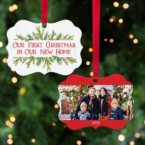 Personalized First Christmas New Home Christmas Ornament