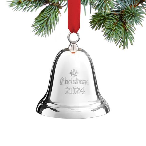 Reed & Barton 2024 Annual Chrismas Bell Sterling Silver Christmas Ornament