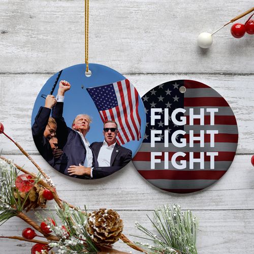 Trump Christmas Ornament